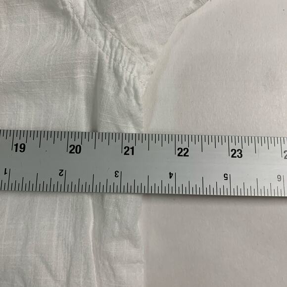 Seafolly XS Womens Beach Basics Boyfriend Beach Shirt Cover Up White Travel - Picture 7 of 8